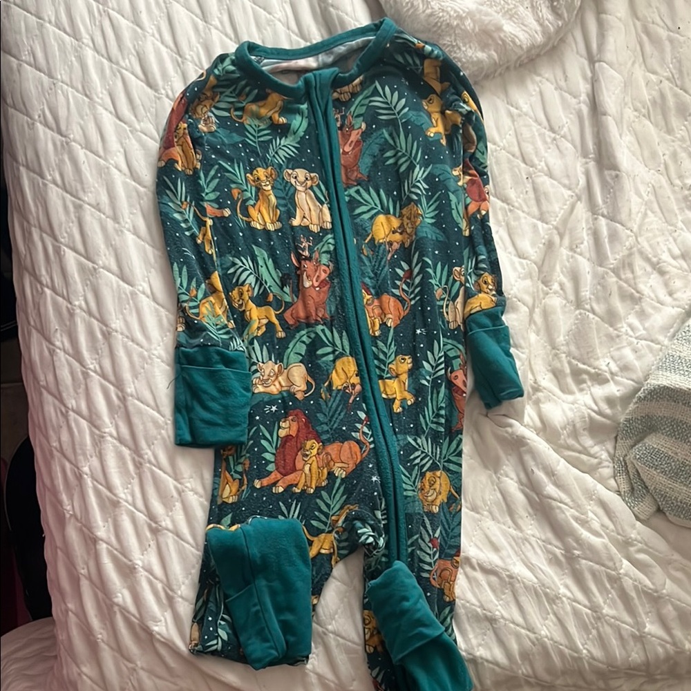 Jungle Animal Print Kids One Piece